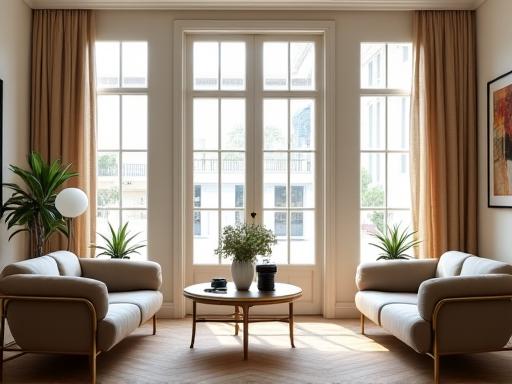 Intérieur élégant du studio Lumière Scène